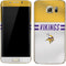 NFL Minnesota Vikings White Striped Galaxy S7 Edge Skin